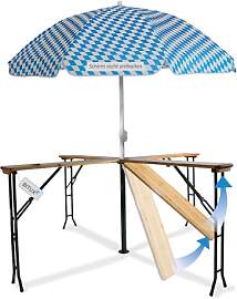 BITUXX Bierzeltgarnitur Festzeltgarnitur Biertisch 