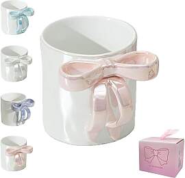 biubiusot Bezaubernde Tasse mit Schleifengriff,