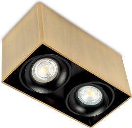 Bjorn 2 Deckenstrahler Messing