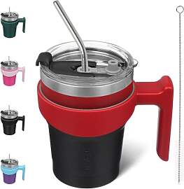 BJPKPK 300 ml Thermobecher mit Griff und