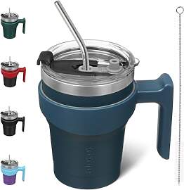 BJPKPK 300 ml Thermobecher mit Griff und
