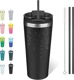 BJPKPK 650 ml Isolierter Edelstahl-Becher mit