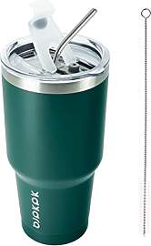 BJPKPK 900 ml Edelstahl-Becher mit Deckel und