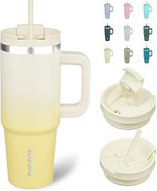 BJPKPK 900 ml Isolierter Edelstahl-Becher mit