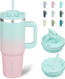 BJPKPK 900 ml Isolierter Edelstahl-Becher mit