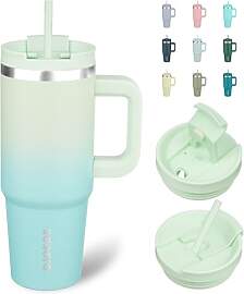 BJPKPK 900 ml Isolierter Edelstahl-Becher mit