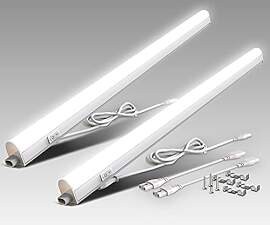 B.K.Licht - 2er Set LED Leiste mit