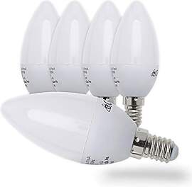 B.K.Licht - 5er Set LED Lampe E14 mit warmweißer