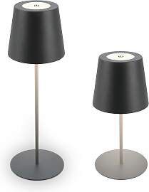 B.K.LICHT Außen-Tischleuchte "BK_TL1593 Akku 