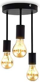 B.K.Licht - Deckenlampe mit E27 Fassung, max. 60
