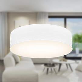 B.K.Licht - Deckenlampe mit Lampenschirm aus