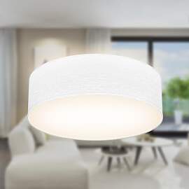 B.K.Licht - Deckenlampe mit Lampenschirm aus