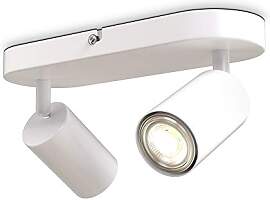 B.K.Licht - Deckenlampe schwenkbar, GU10 Fassung,