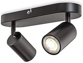 B.K.Licht - Deckenlampe schwenkbar, GU10 Fassung,