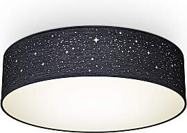 B.K.LICHT Deckenleuchte, schwarz, 1, Ø 38cm H: