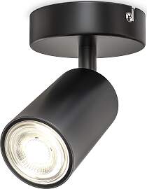 B.K.LICHT Deckenspot, schwarz, 1, H: 9cm, 1 Stk.,