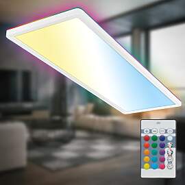 B.K.Licht - LED Deckenlampe flach mit