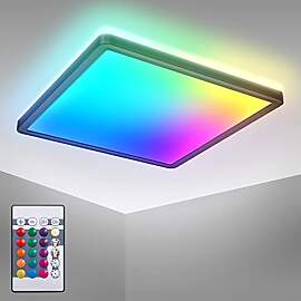 B.K.Licht - LED Deckenlampe mit indirektem Licht,