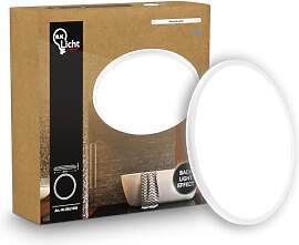 B.K.Licht - LED Deckenlampe mit indirektem Licht,