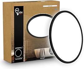 B.K.Licht - LED Deckenlampe mit indirektem Licht,