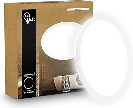 B.K.Licht - LED Deckenlampe mit indirektem Licht,