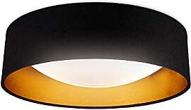 B.K.Licht - LED Deckenlampe mit Lampenschirm aus