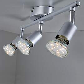 B.K.LICHT LED Deckenspots, grau