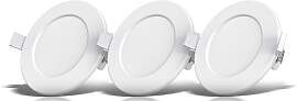 B.K.LICHT LED Einbauleuchte "3er Set Bad