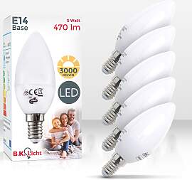 B.K.LICHT LED-Leuchtmittel, Energieeffizienz: F