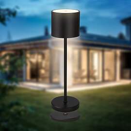 B.K.Licht - LED Tischlampe kabellos IP44 mit