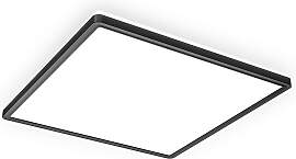 B.K.LICHT Panel, schwarz, 1, Ø 42cm H: 2,9cm, 1