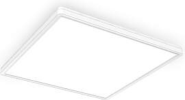 B.K.LICHT Panel, weiß, 1, Ø 42cm H: 2,9cm, 1