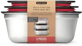 BLACK + BLUM Multifunktions Lunchbox Edelstahl Set 