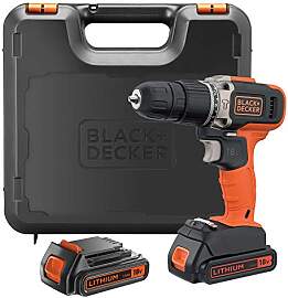 BLACK+DECKER 18 V Akku-2-Gang-Bohrhammer mit zwei