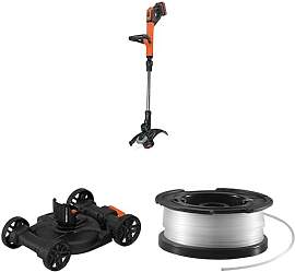 BLACK+DECKER Akku-Rasentrimmer 3-in-1 City