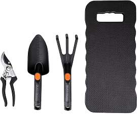 BLACK+DECKER Gartenwerkzeug Set 4-Teilig -