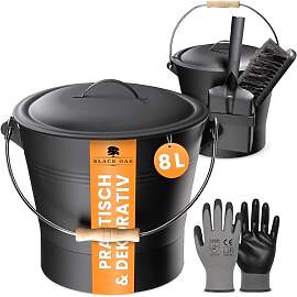 BLACK OAK Ascheeimer LANIN 8L - Asche-Eimer