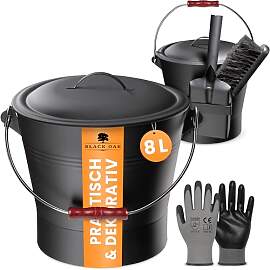 BLACK OAK Ascheeimer LANIN 8L - Asche-Eimer