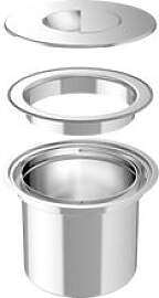 Blanco Abfalleimer 512471 integriert, mit Deckel,