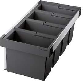 Blanco Abfallsystem 521475 4 Behälter, 3x 19 l,