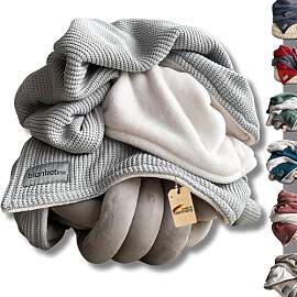 blanketino Kuscheldecke Strick 145 x 210 cm -