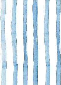 Blaue Streifen Tapete, 44,5 x 1000 cm, blau und