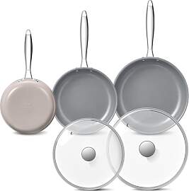 BLAZANT Pfannenset mit Deckel 5-teilig, Pfanne