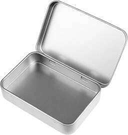 Blechdose mit Deckel, Aufbewahrungsbox mit Deckel