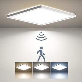 BLNAN LED Deckenleuchte mit Bewegungsmelder Radar, 