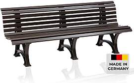 Blome Sitzbank Borkum – Gartenbank für Garten,