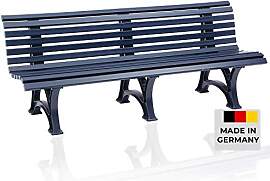 Blome Sitzbank Borkum – Gartenbank für Garten,