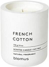 blomus Duftkerze FRENCH COTTON weiß Baumwolle, 1