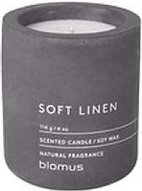 blomus Duftkerze SOFT LINEN grau Baumwolle, 1 St.