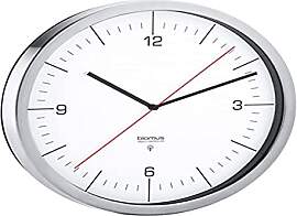 Blomus - Funkuhr, Wanduhr, Uhr - CRONO - Edelstahl 